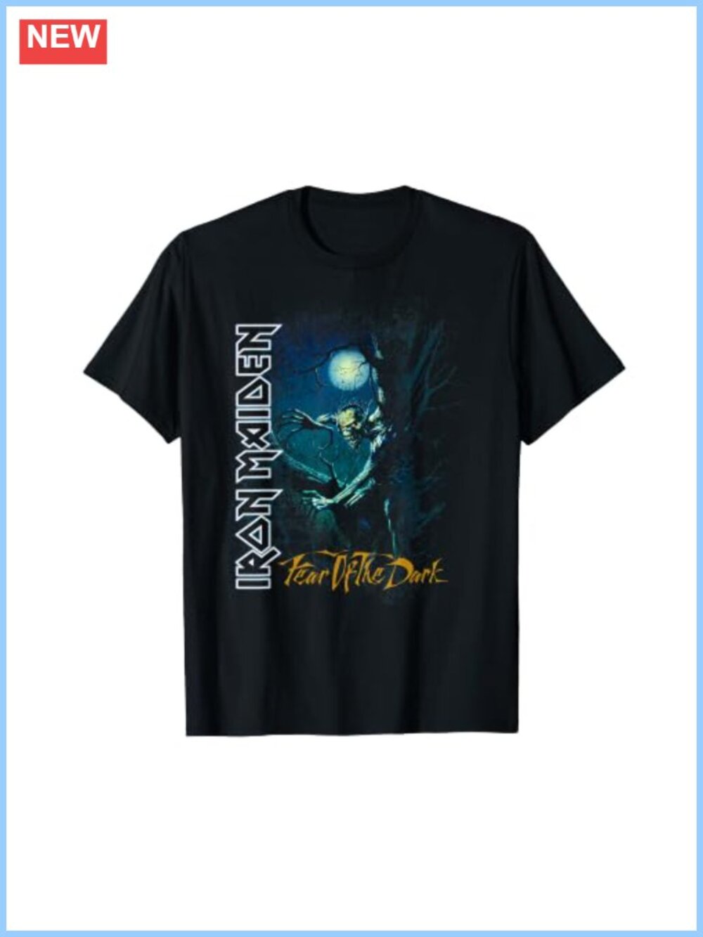 Iron Maiden Fear of the Dark Graphic Tee Men's Band Concert Shirt